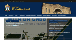 Desktop Screenshot of dioceseportonacional.org.br
